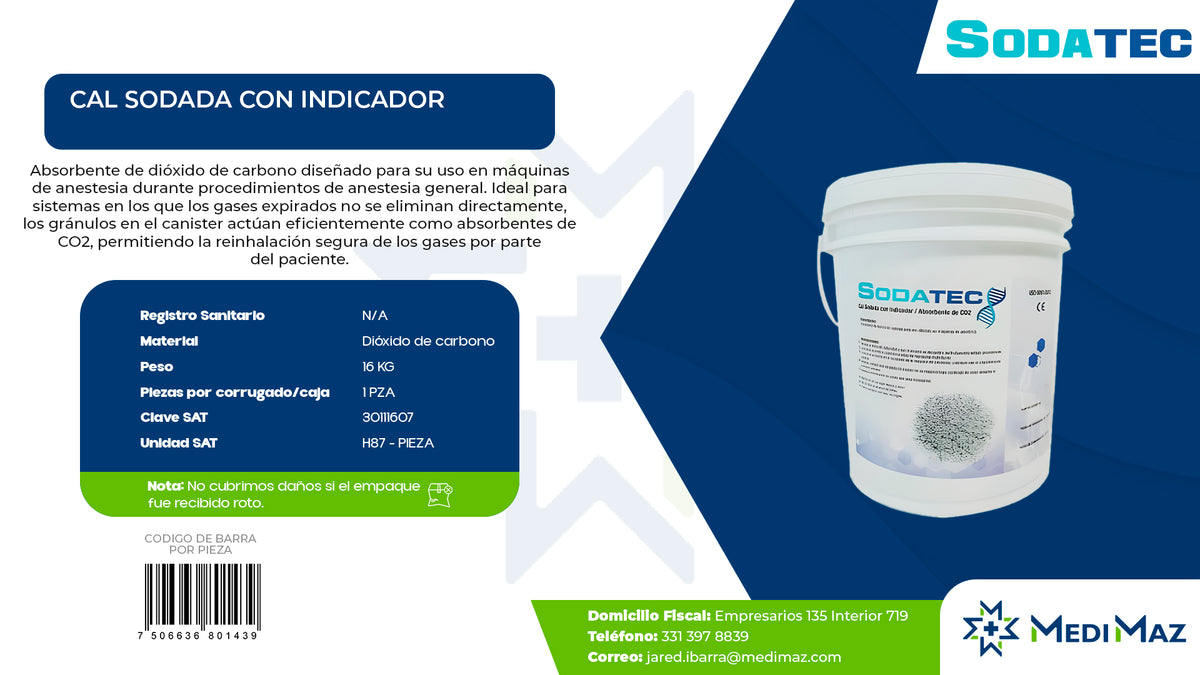 CAL SODADA CON INDICADOR