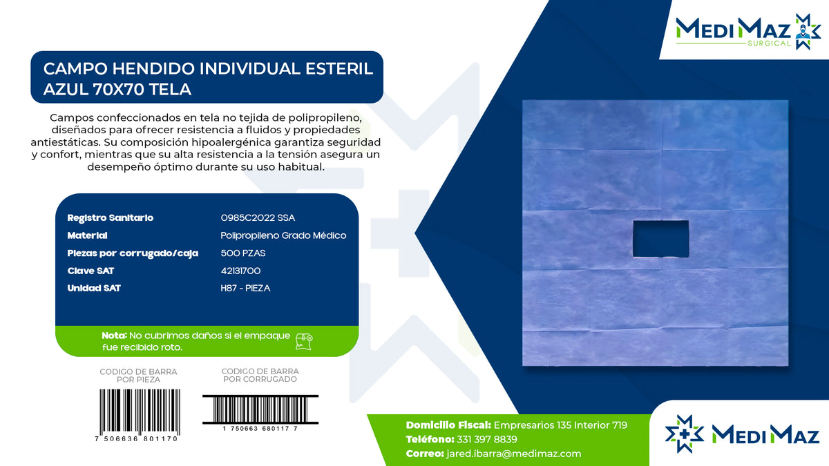 CAMPO HENDIDO 70 x 70