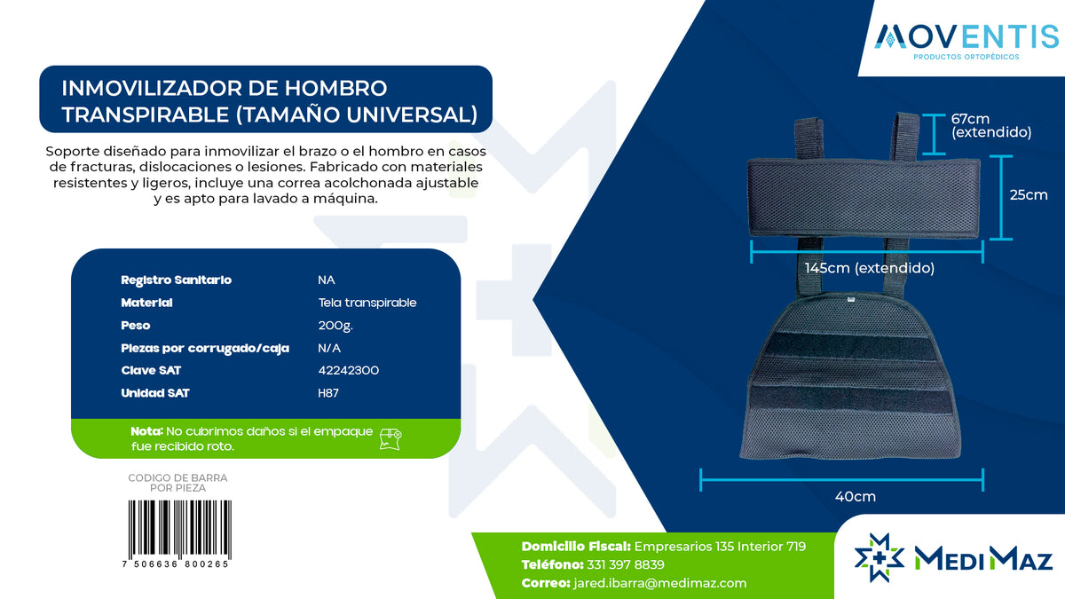 Inmovilizador Hombro