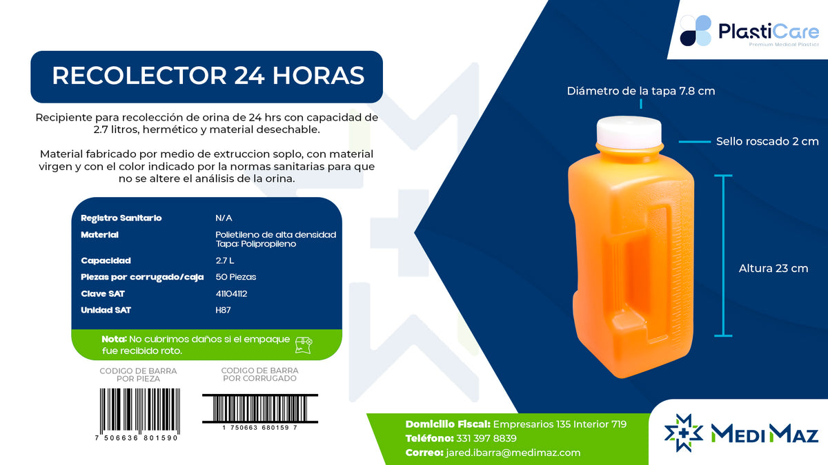 Recolector 24 Hrs — Naranja
