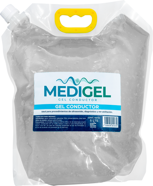MediGel gel conductor incoloro 5 litros en bolsa con asa