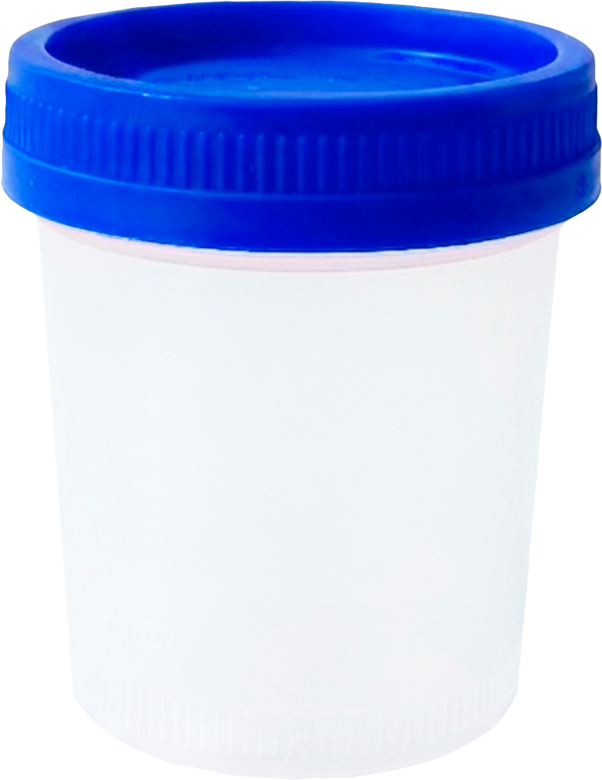 Vaso Recolector 100 ml Estéril Premium — Tapa Azul