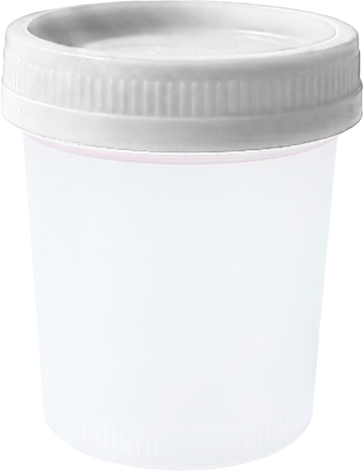 Vaso Recolector 100 ml Estéril Premium — Tapa Blanca