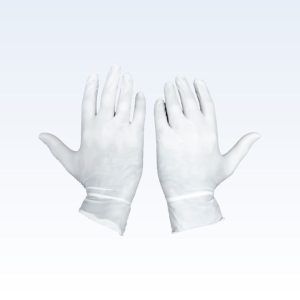 Guantes de látex liso bajo en polvo